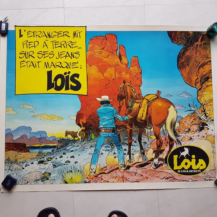 Giraud, Jean - Affiche publicitaire - Loïs Jeans - (années 80)