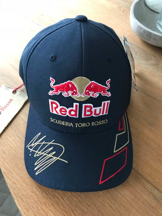 Max Verstappen signed  Toro Rosso cap