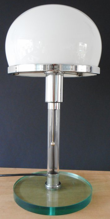 Wilhelm Wagenfeld and Jacob Juker - Bauhaus lamp, Tecnolumen replica