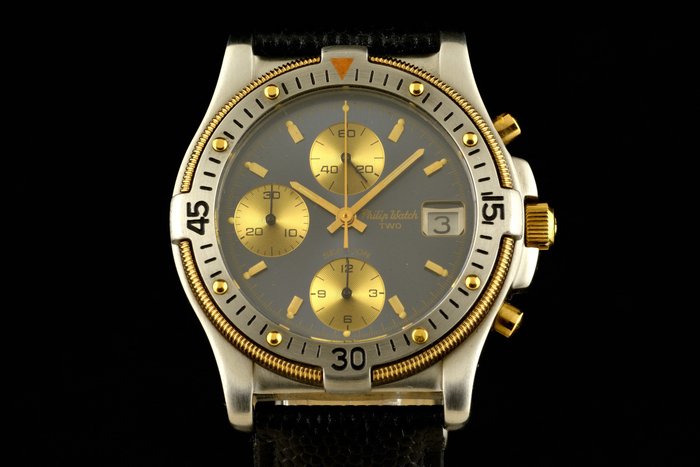 Philip Watch - Two Sea Lion Automatic Chronograph - Mężczyzna - 1990-1999