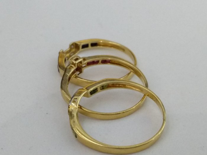 Image 3 of 18 kt. Yellow gold - Ring