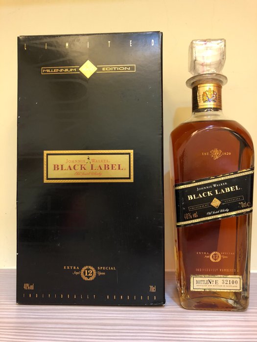 Johnnie Walker Whisky Black Label 12 years - Millennium