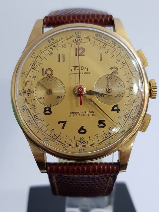 Telda Swiss - vintage wristwatch chronograph - Men - 1960-1969