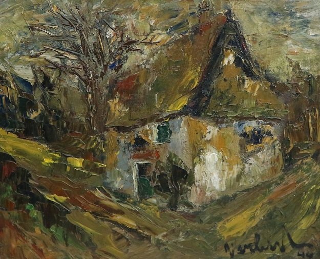 Maurits Verbist (1913-1984) - Expressionistisch landschap