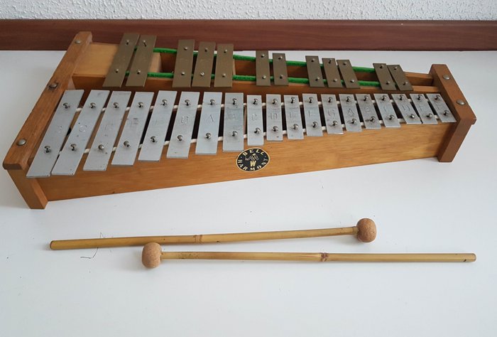 Old large Bell Harmony Xylophone in original box 