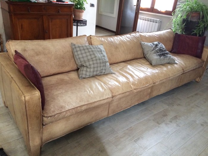 buffalo leather sofa set