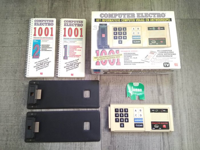 Jumbo Computer Electro 1001 - Made by Coleco - Vintage computer game quiz from 1979 - complete in original box