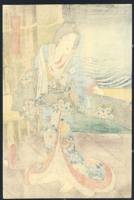 Original woodblock print triptych by Utagawa Kunisada II - Catawiki