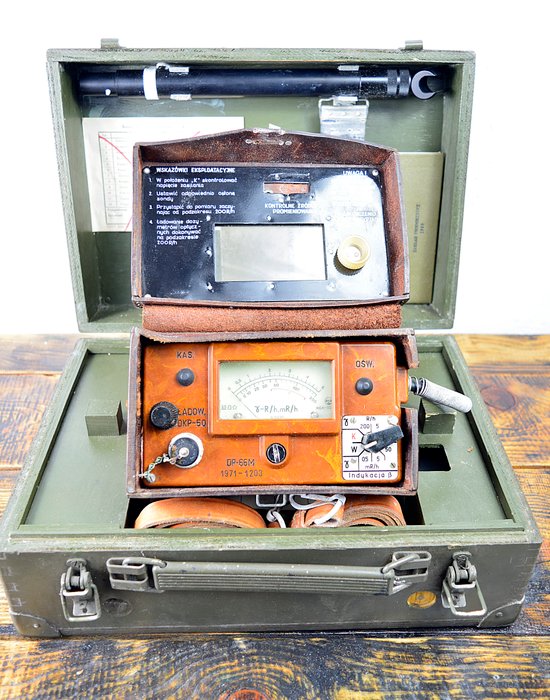 Military Roentgen Radiometer DP-66 +  Dosimeter DKP-50