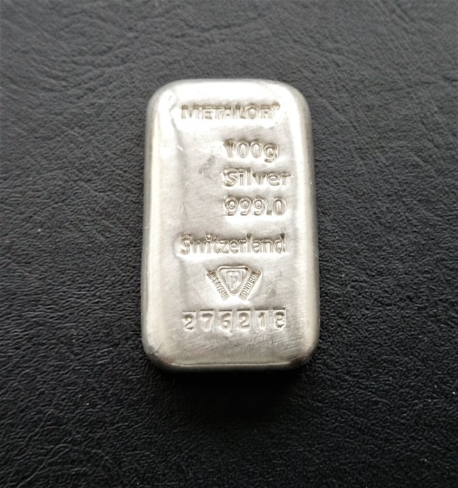 Metalor 100 Gr Silver Bar Catawiki