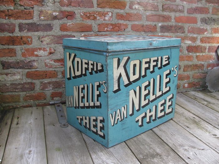 ramp Ochtend Memoriseren XL van Nelle, koffie /thee blik - 1920/30 - Catawiki