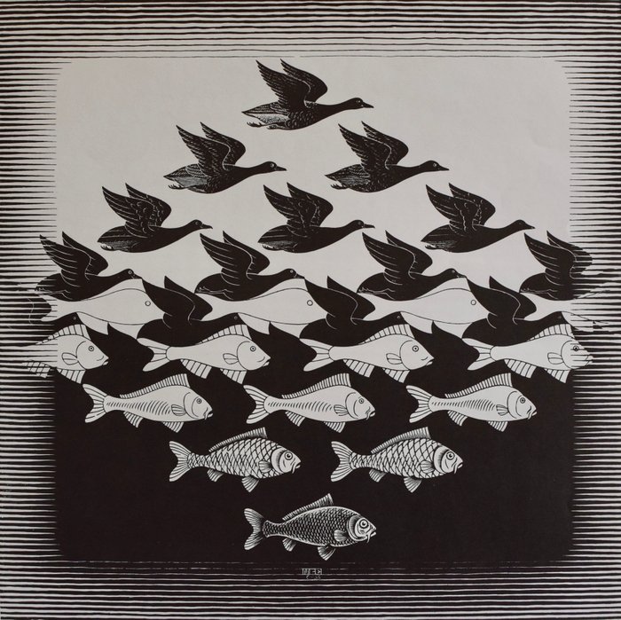 M.C Escher - Lucht en Water