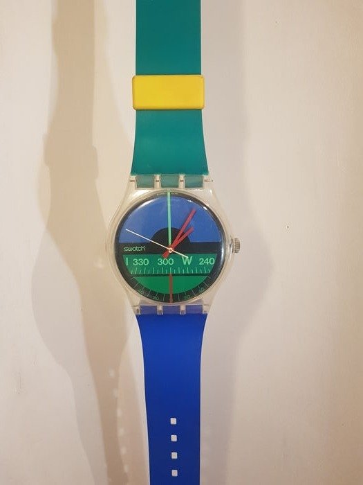 Swatch - grande orologio da parete in plastica (210 cm)