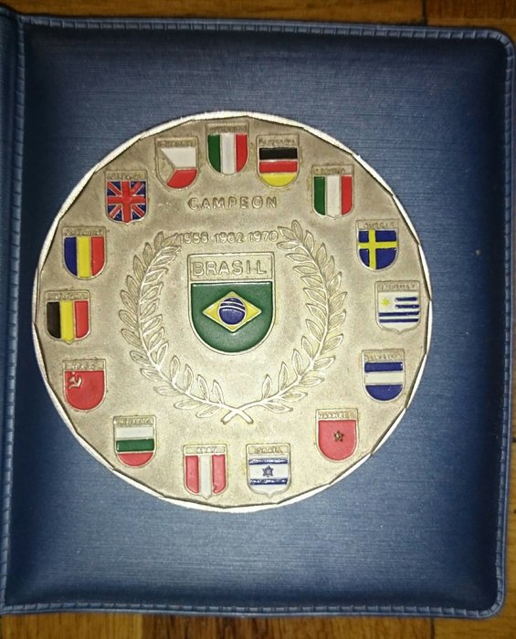 Silver Coin - Mexico - World Cup 1970 - Large size