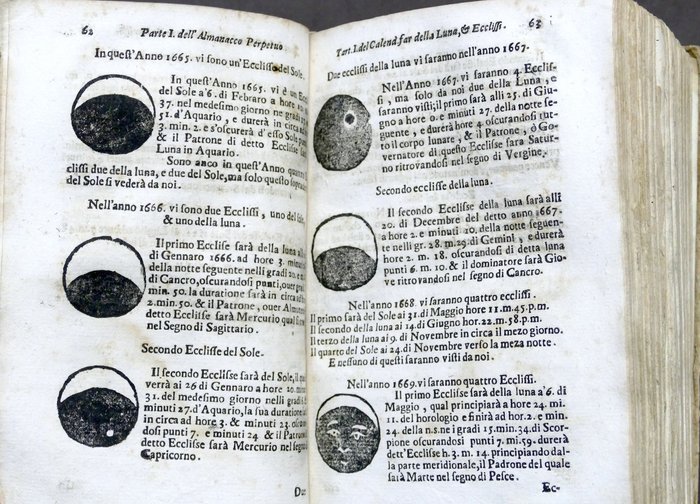 Rutilio Benincasa Cosentino - Almanacco Perpetuo - 1719