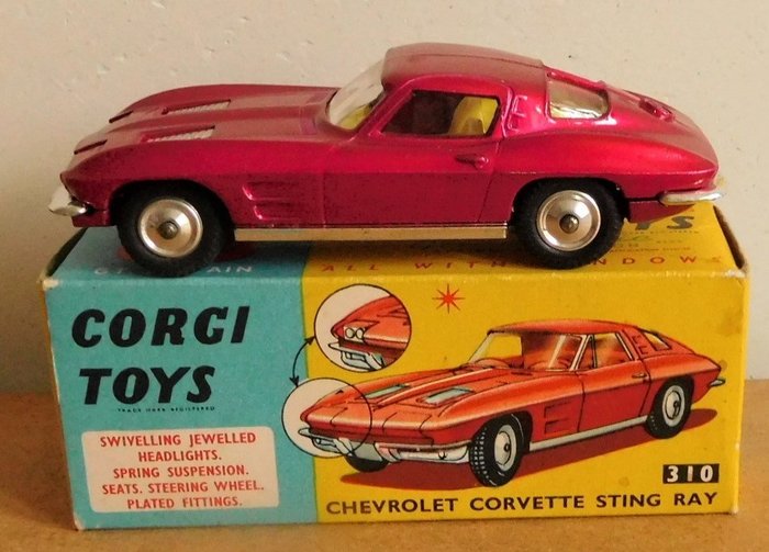 Corgi Toys - Scale 1/43 - Chevrolet Corvette Sting Ray - N°310