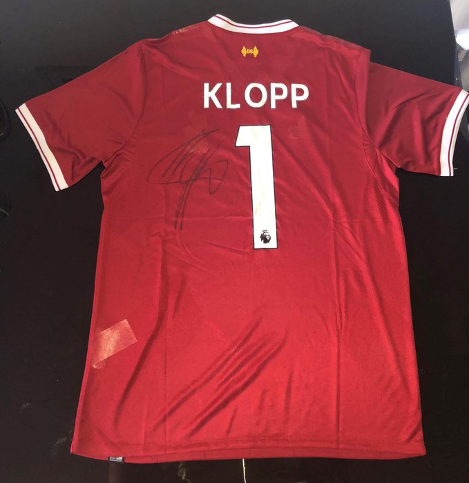 Signed Jurgen Klopp Liverpool Home 