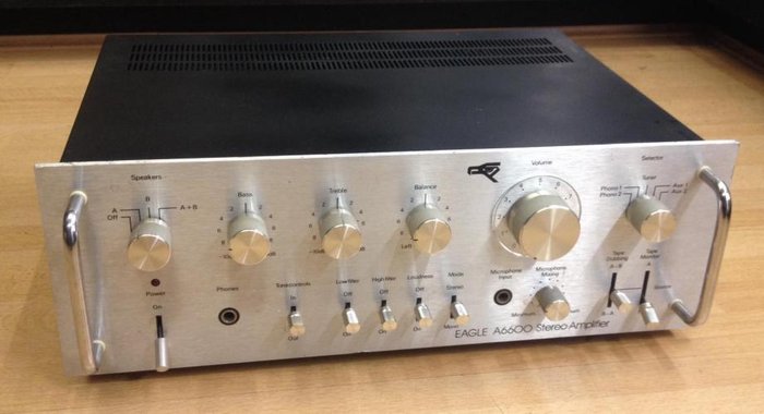Eagle A6600 amplifier, versterker 55 Watt, vintage