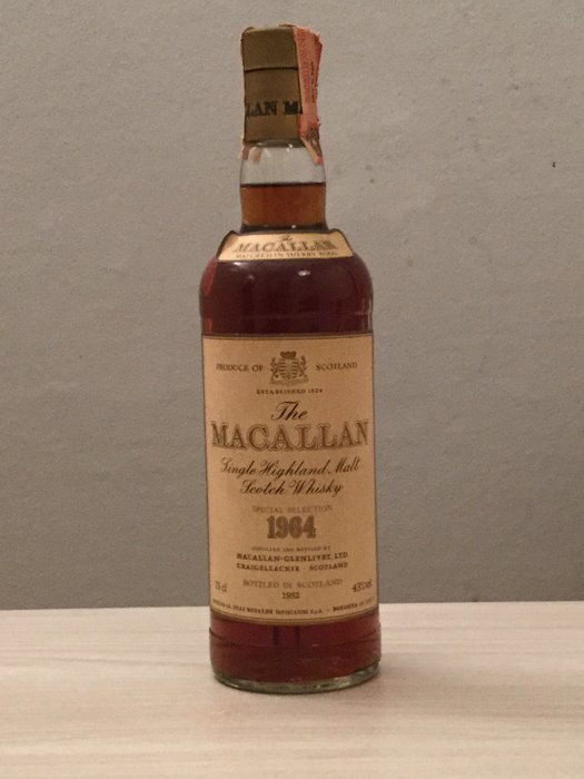 The Macallan 1964  18 years old single highland malt scotch whisky 