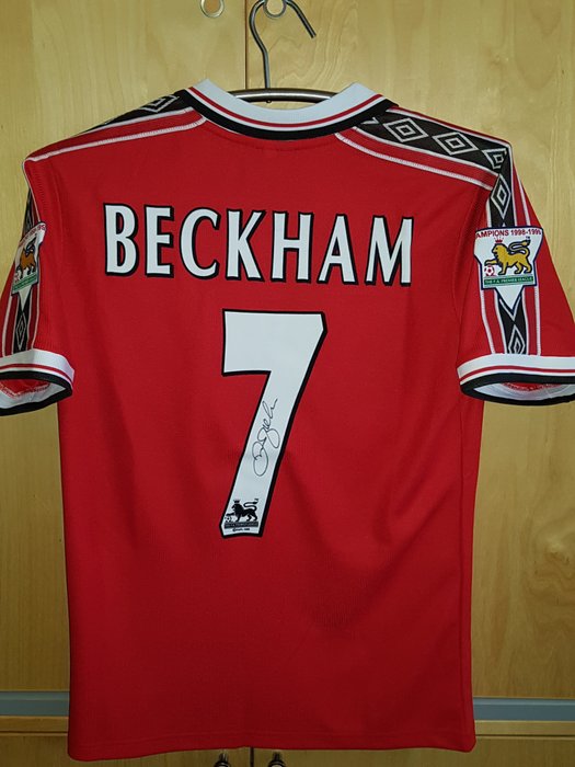 beckham man united jersey