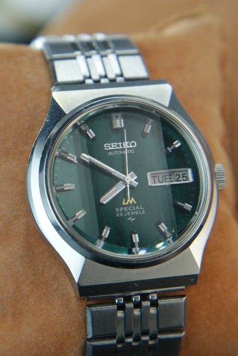 Vintage 1974 Seiko Automatic Watch LM Special 23j 5216 