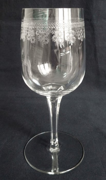Image 3 of Baccarat - 6 Pompadour water glasses 17.6cm - Crystal