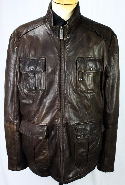 Hugo Boss - Leather jacket - Catawiki