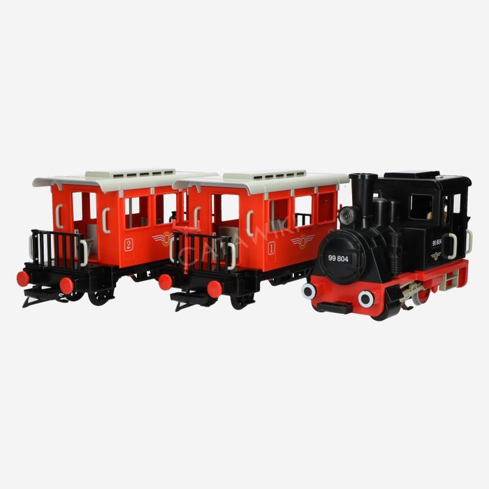 LGB en Playmobil G - Carruagem de passageiros, Locomotiva a vapor - Trem de brinquedo - IE