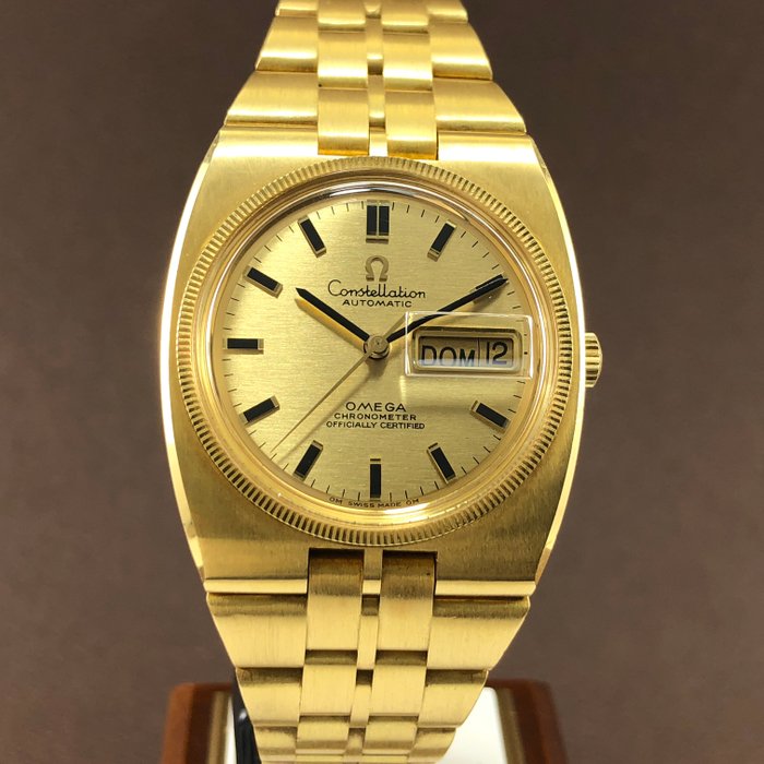 Omega - Constellation De Luxe Day-Date 18k       - Ref.168.045-368.845 - Hombre - 1960 - 1969