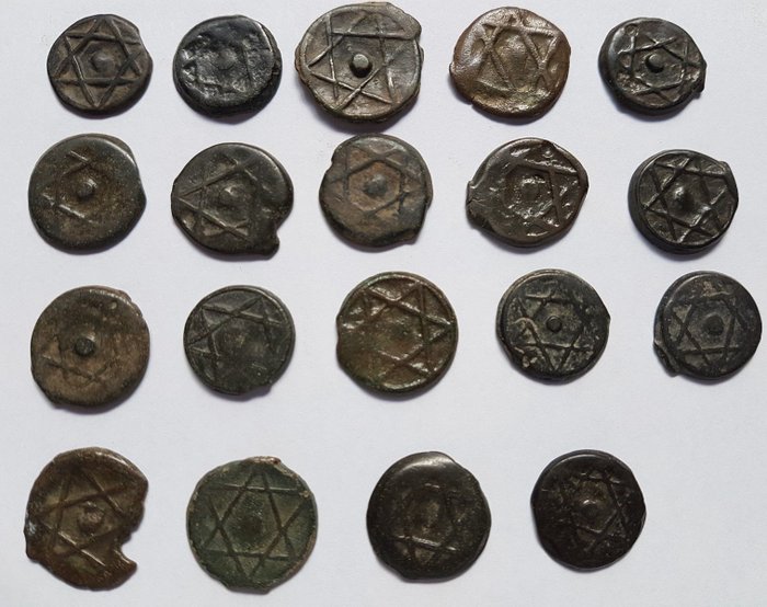 Spain - lot of 19 coins, Felus of Morocco
