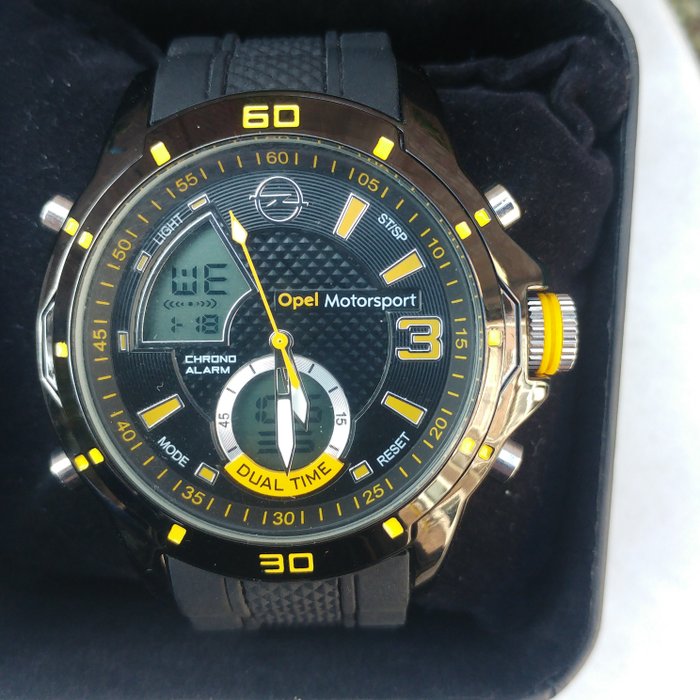 Opel Motorsport men’s chronograph wristwatch
