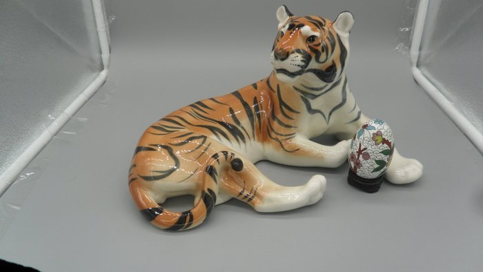 Lomonosov porcelain tiger -  33cm