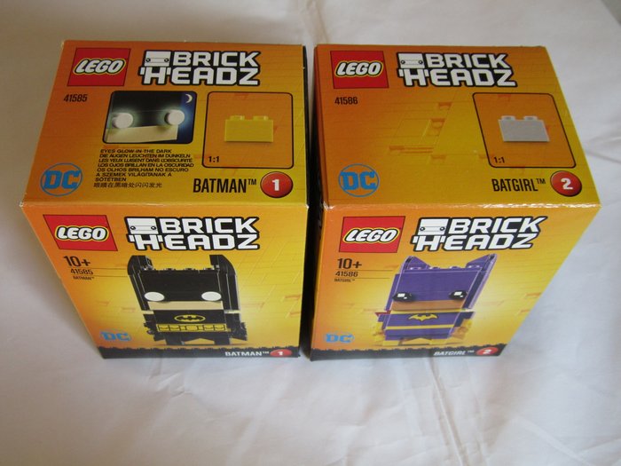 41585 Batman NEW SEALED 41586 Batgirl LEGO® Brickheadz Pack