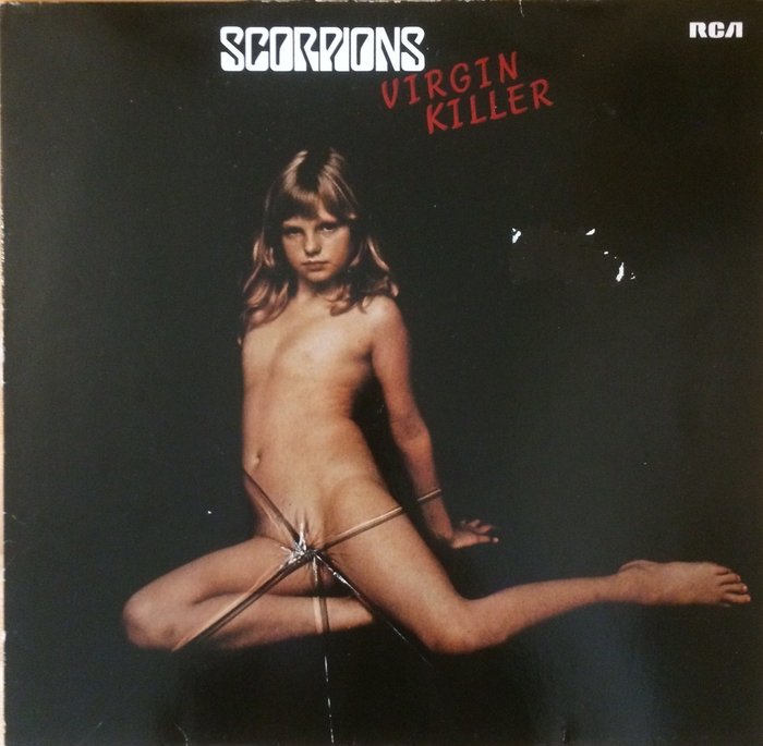 Album Scorpions Virgin Killer with original rare cover