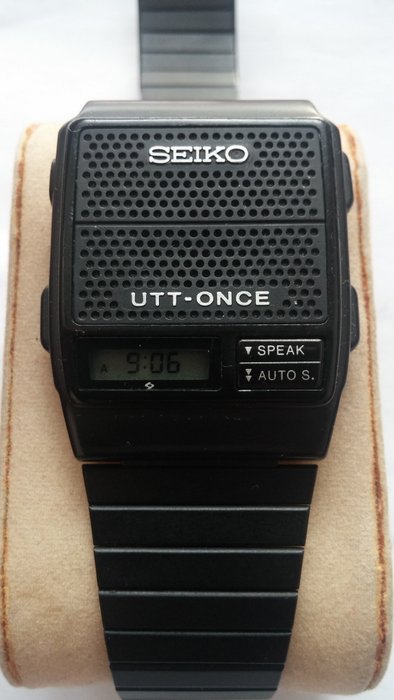 Seiko -  SPEAK A966-4000 ZO UTT-ONCE - 806079 - Unisex - 1980-1989