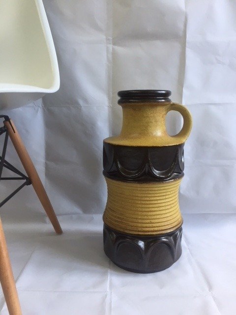 Ceramic, large W Germany vase, designed by Carstens Tönnieshof, glazed - 45 cm