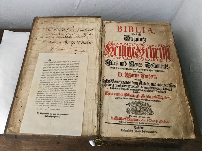 Martin Luther - Das ist Die ganze Heilige Schrift, Altes und Neues Testament - [1737?]
