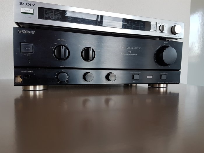 Sony TA-F 110 Stereo Amplifier (80 W) & Sony ST-JX2L FM Stereo / FM AM Tuner
