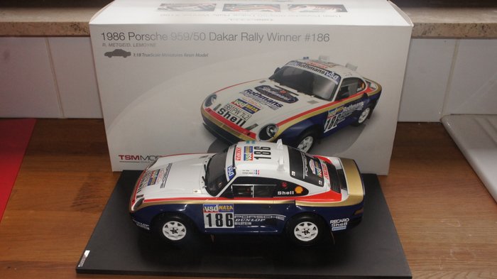 TSM Models - Schaal 1/18 - Porsche 959/50 - Winner Dakar Rally 1986
