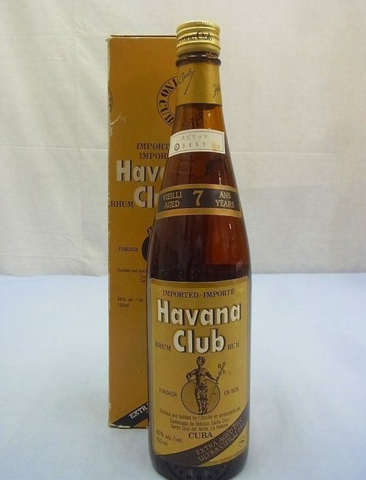 Rum Havana Club 7 years Extra Aged Dry Ultra Vieilli Sec - 1970s