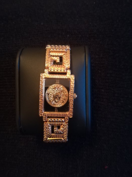 Versace - Black AND GOLD médusa watch greca - 09006/7008002 - Women - 2011-present