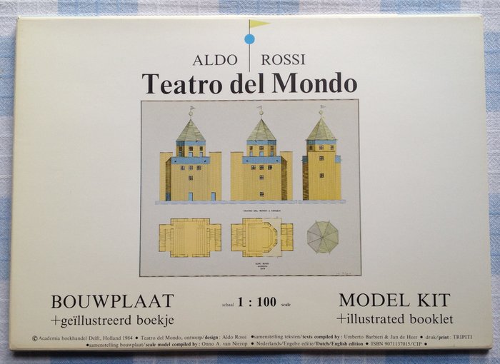 Aldo Rossi - Teatro del Mondo, FIRST EDITION model kit scale 1:100