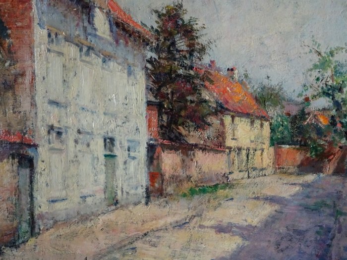Oscar Van Rompay (1899-1997) - Straat in Lier