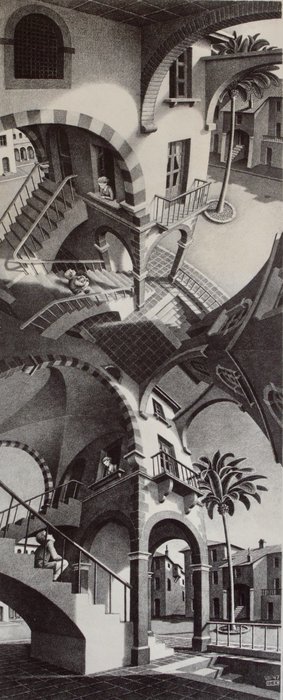 MC Escher - Boven en Onder