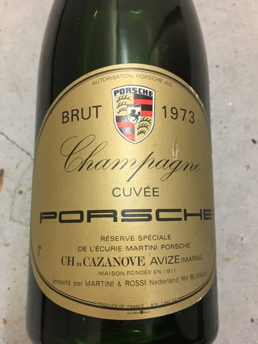 1973 Champagne Brut Réserve Special "Cuvée Porsche" Martini & Rossi - 1 bottle