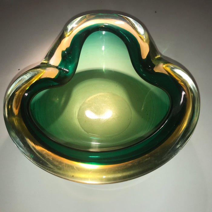 Murano Ashtray in sommerso glass