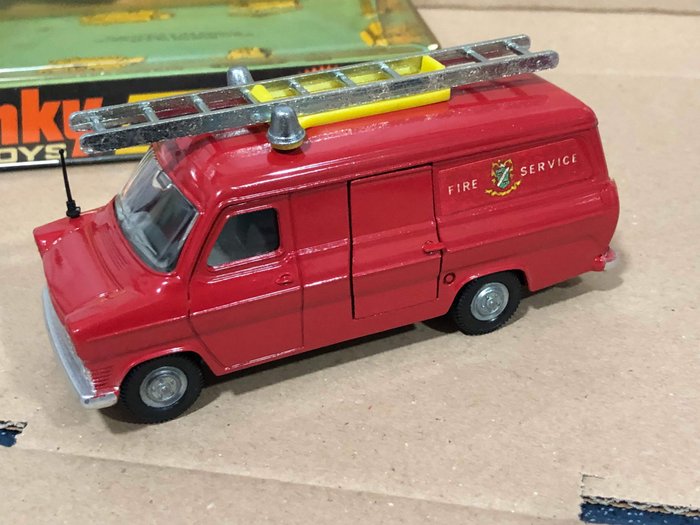 dinky toys ford transit van fire service