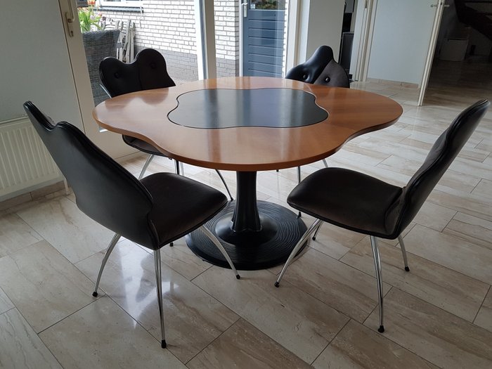 Clemens Briels By Leolux Dining Room Table And 4 Chairs Catawiki