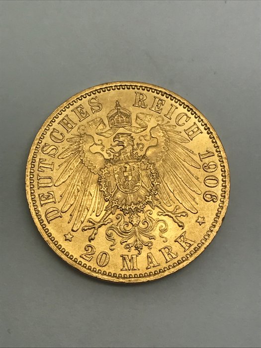 Germany, Prussia - 20 Mark 1906 A - Wilhelm II - gold