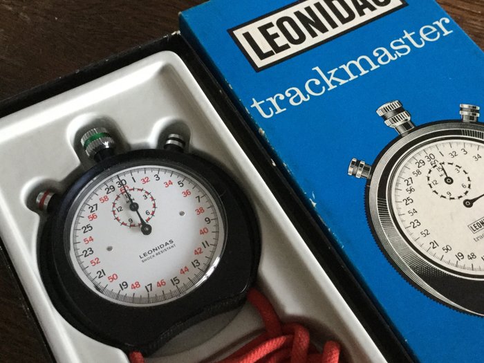 Leonidas Trackmaster Lap Timer / Stopwatch — 1970s — Racing Dial